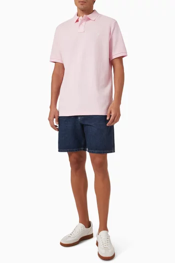 Logo Polo T-shirt in Knit