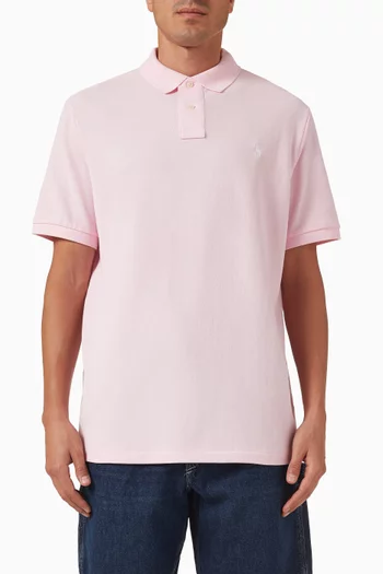 Logo Polo T-shirt in Knit