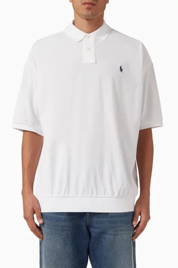 Logo Polo T-shirt in Knit