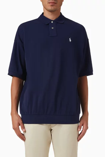 Logo Polo T-shirt in Knit