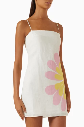 Ancona Mini Dress in Linen