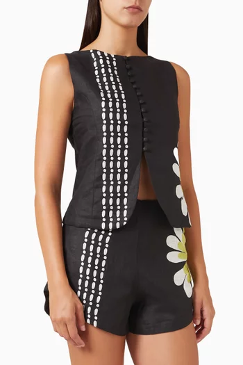 Genova Printed Vest