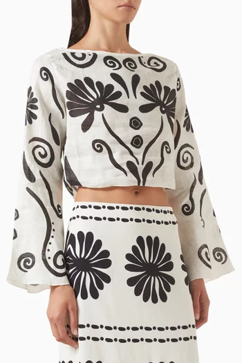 Clavel Crop Top