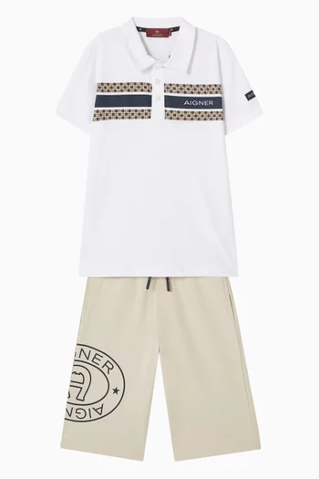 Straps Polo Shirt