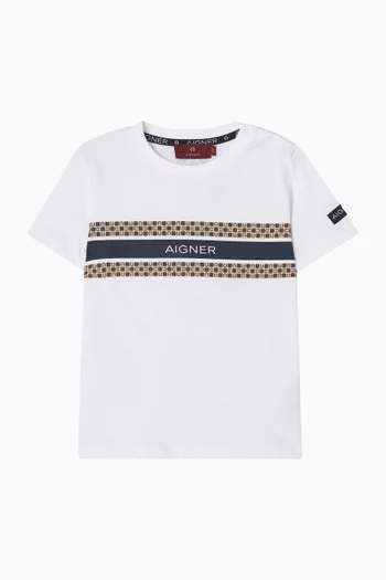 Logo Stripe T-Shirt