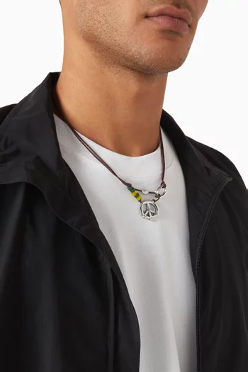 Knotted Peace Out Necklace