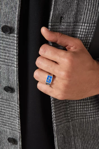 Ignorant Icon Ring in Sterling Silver