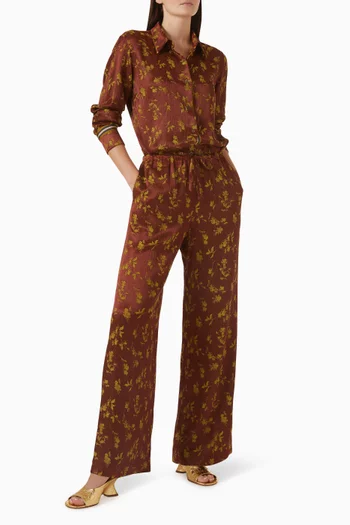 Puvis Floral-print Pants