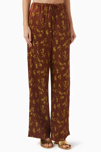 Puvis Floral-print Pants