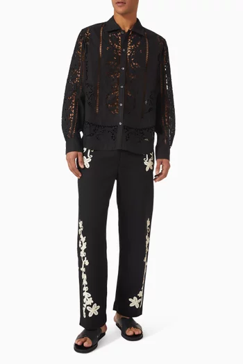 Minster Cutwork Shirt