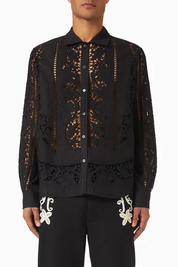 Minster Cutwork Shirt