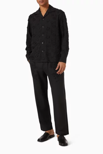 Ethos Embroidered Shirt in Cotton