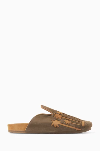Palmor Slides in Suede