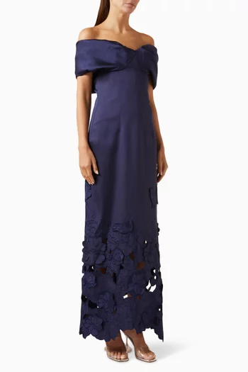 Norelle Maxi Dress in Satin