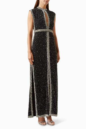 Belina Crystal-embellished Gown