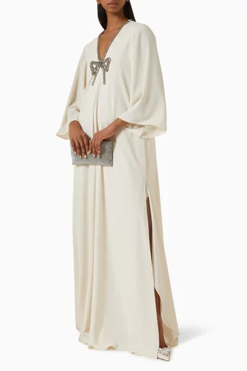 Embellished Bow Kaftan