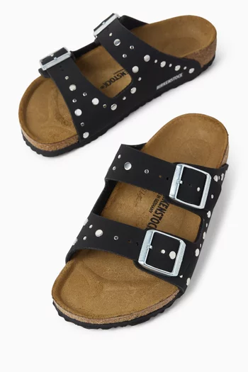 Arizona Rivet Sandals in Birko-Flor® & Nubuck