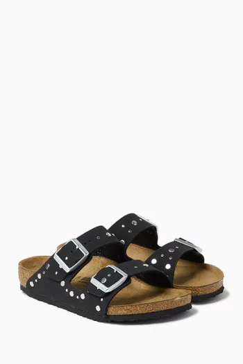 Arizona Rivet Sandals in Birko-Flor® & Nubuck