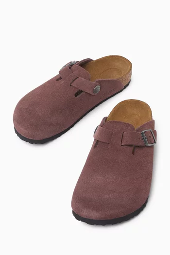 Boston Clogs in Suede Leather