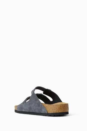 Arizona Sandals in Suede & Oiled Leather