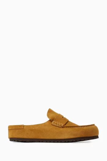 Naples Wrapped Clogs in Suede