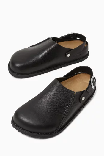 Lutry Premium Clogs in Grained Leather