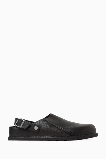 Lutry Premium Clogs in Grained Leather