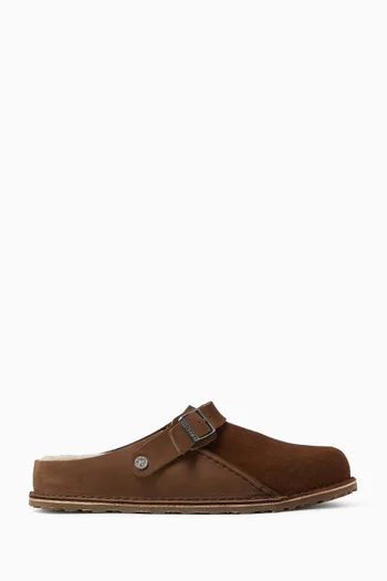 Lutry Premium Clogs in Suede