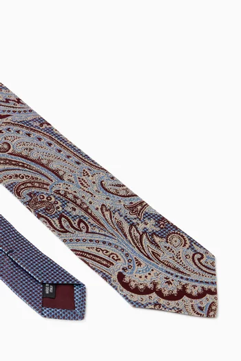 Printed Tie in Silk