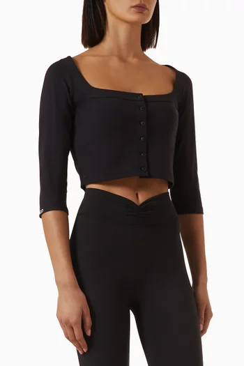 The Cropped Cardigan