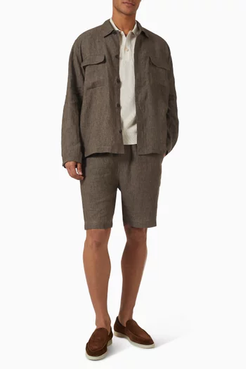 Overshirt in Linen