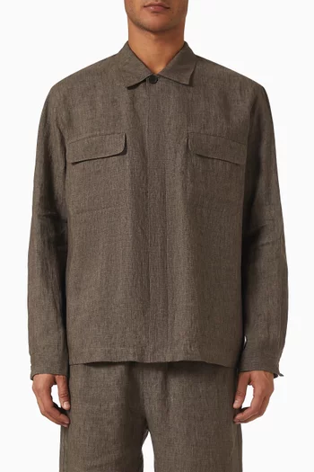 Overshirt in Linen