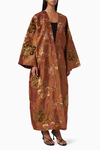 Celeste Abaya in Silk-blend