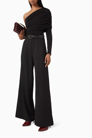 Luz Gabardine Wide-leg Pants
