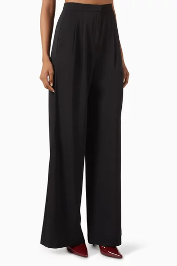 Luz Gabardine Wide-leg Pants