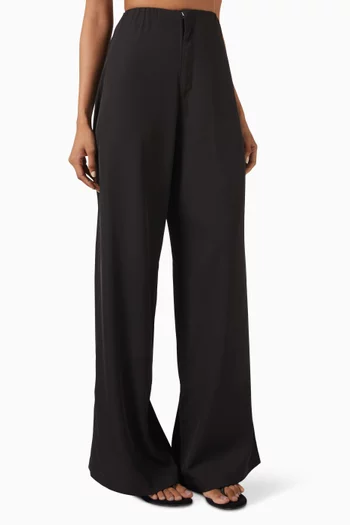 Risa Wide-leg Pants in Crepe