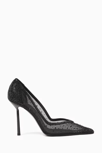 Deco Nicole 100 Pumps in Crystal-embellished Mesh