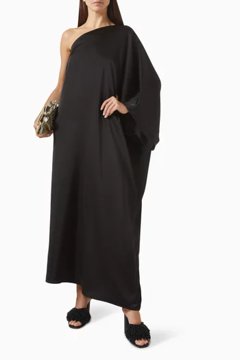 Cora One-shoulder Dress in Taffeta