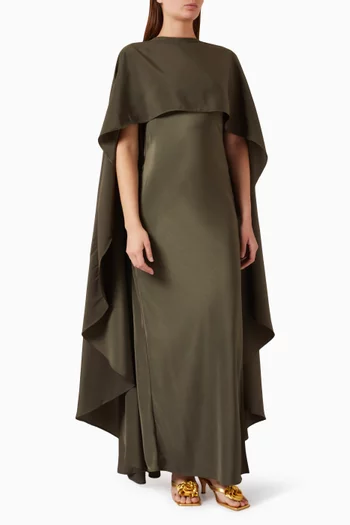 Aura Maxi Dress in Satin