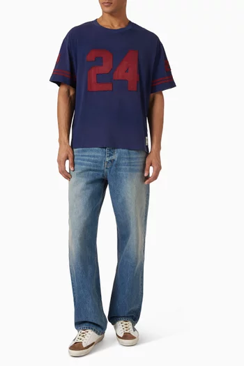 Ocean Wash Baggy Jeans in Denim