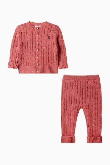 Knitted Sweater & Pants Set