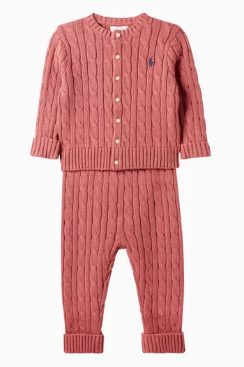 Knitted Sweater & Pants Set