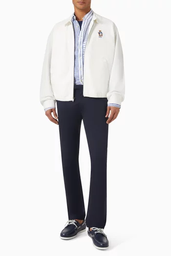 Greenwich Slim-fit Pants in Stretch-cotton