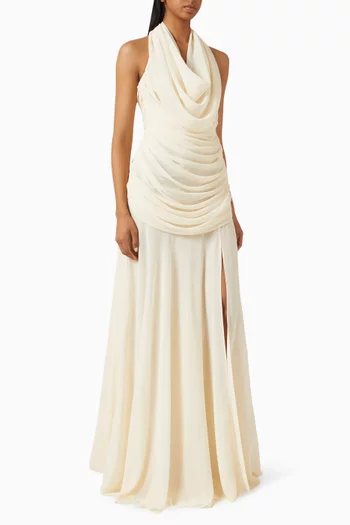 Weightless Dress in Crepe Georgette