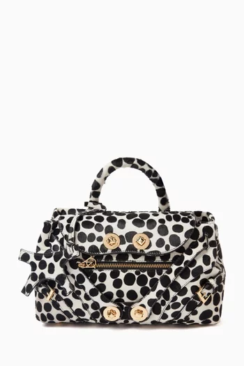 Zouzou 16 Top-handle Bag in Calf Leather