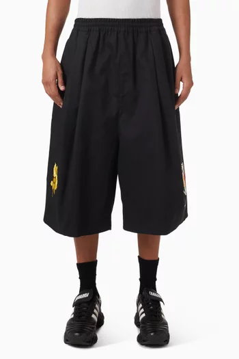 x Willy Chavarria Long Shorts in Twill