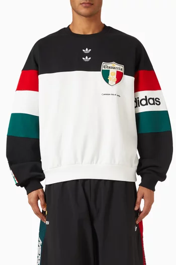 x Willy Chavarria Crewneck Sweatshirt in Fleece