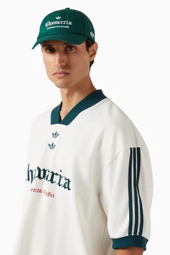 x Willy Chavarria Logo Hat in Cotton Twill