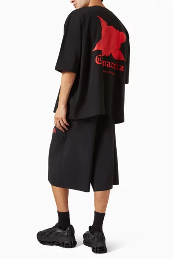 x Willy Chavarria Rose T-shirt in Jersey