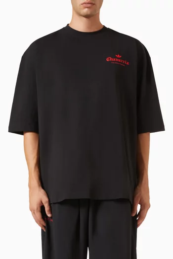x Willy Chavarria Rose T-shirt in Jersey